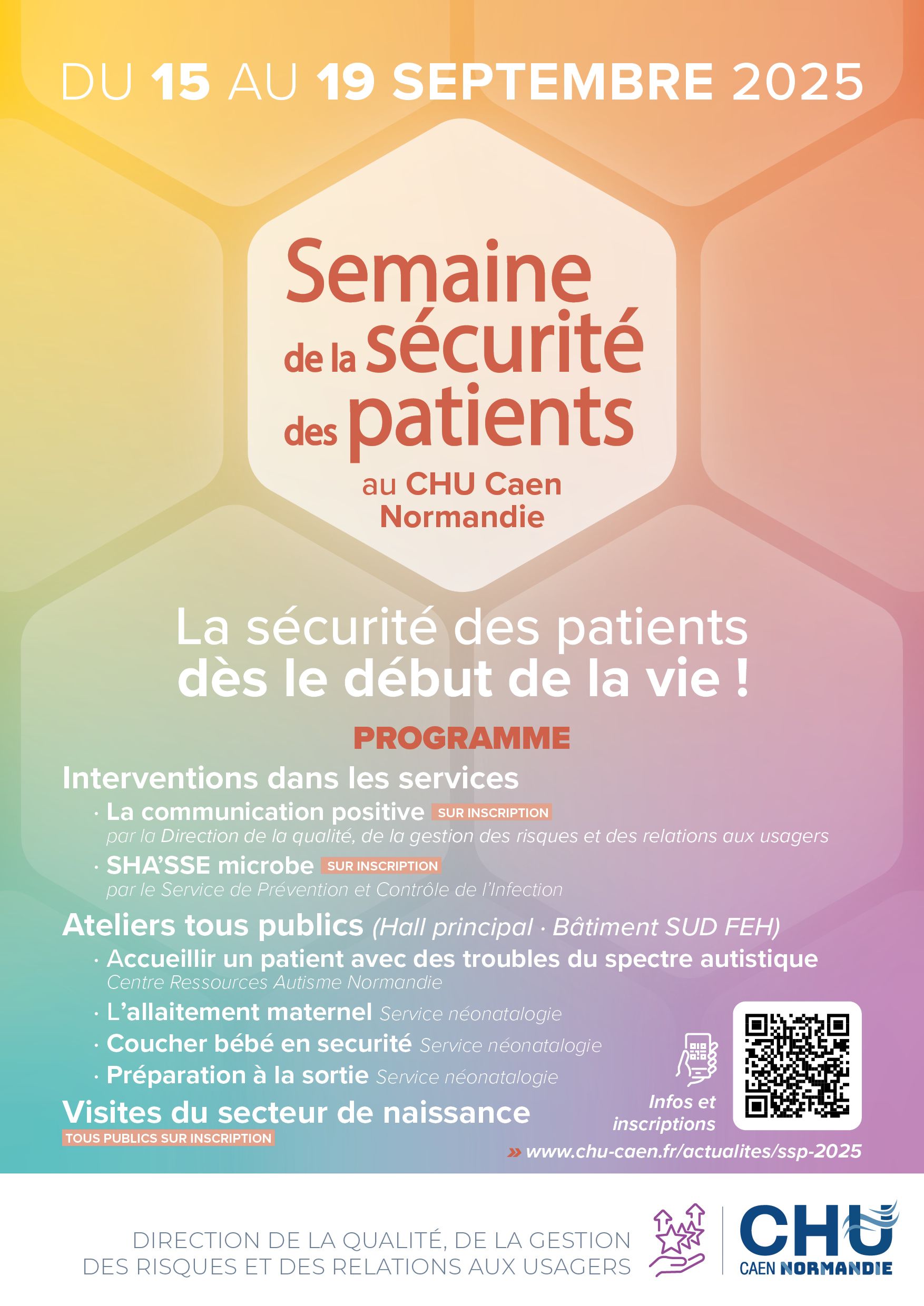 Affiche 2025 SSP CHU Caen Normandie