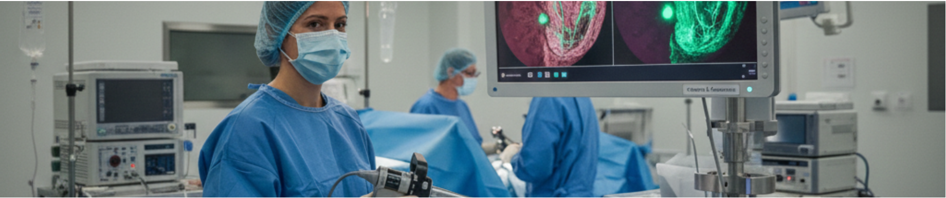 Un laparoscope à fluorescence