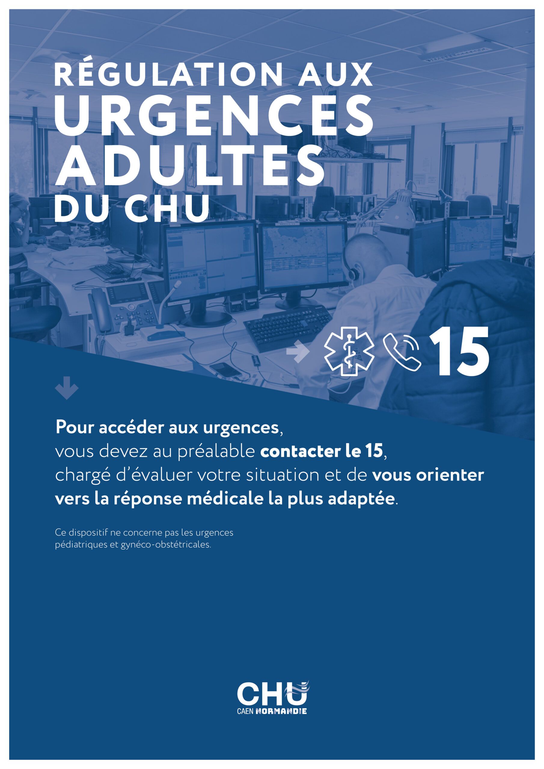 Régulation des urgences au CHU Caen Normandie