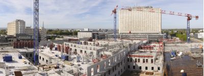 future reconstruction CHU Caen Normandy