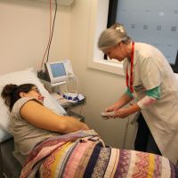Acupuncture sessions at the Caen Normandy University Hospital maternity ward
