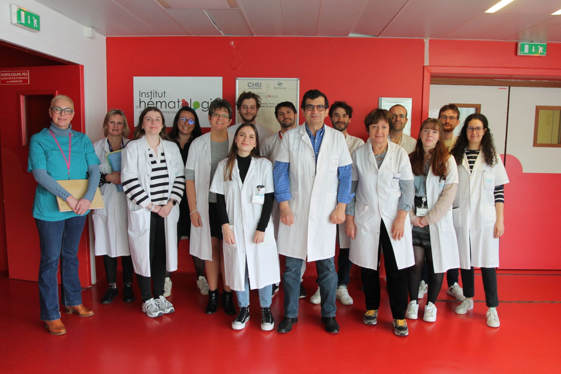 Clinical research team of the hematology department of Caen Normandy University Hospital