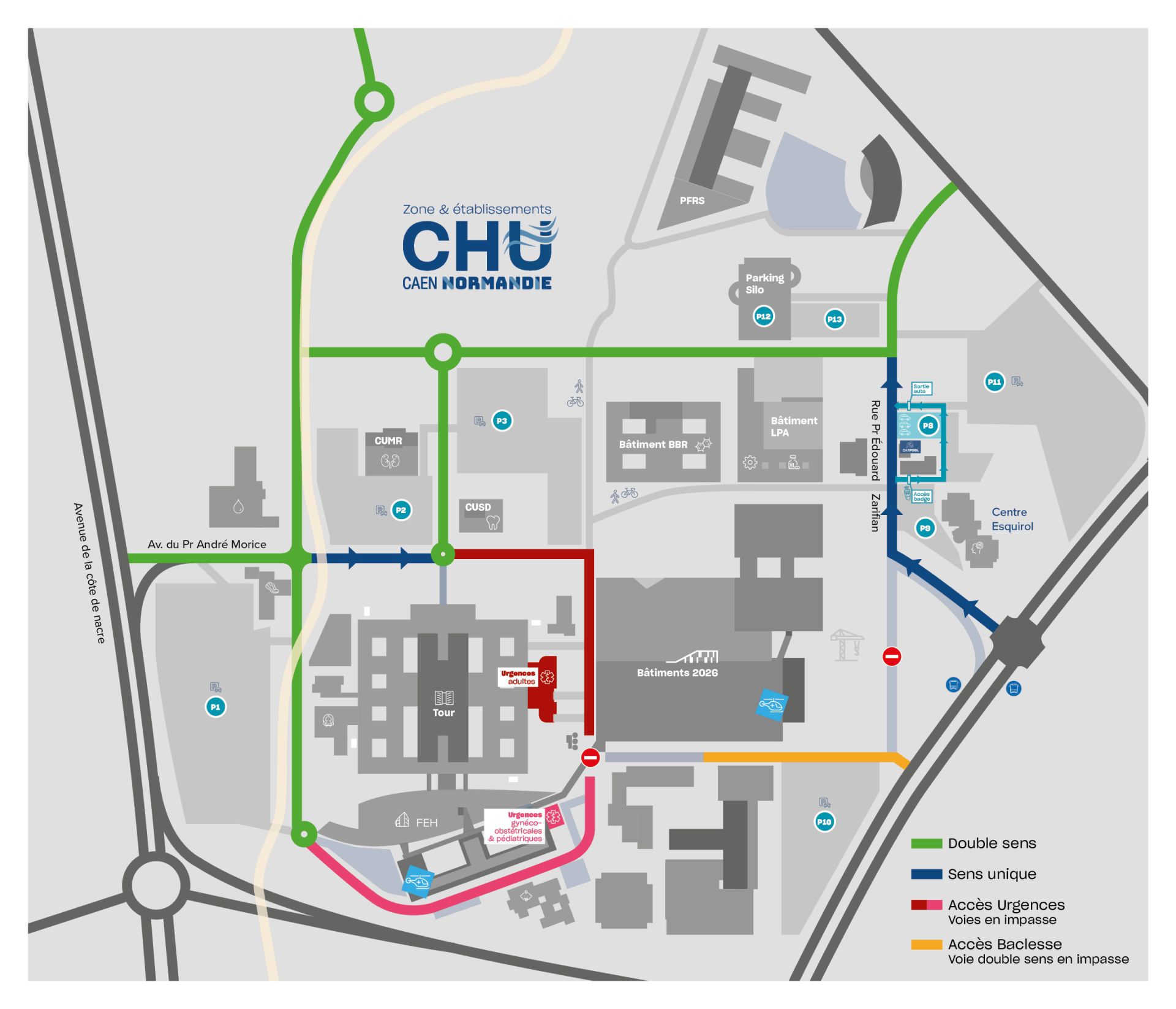 CHU-Zonenplan · Ring