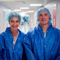 Cécile et Benoit perfusionnistes au CHU Caen Normandie