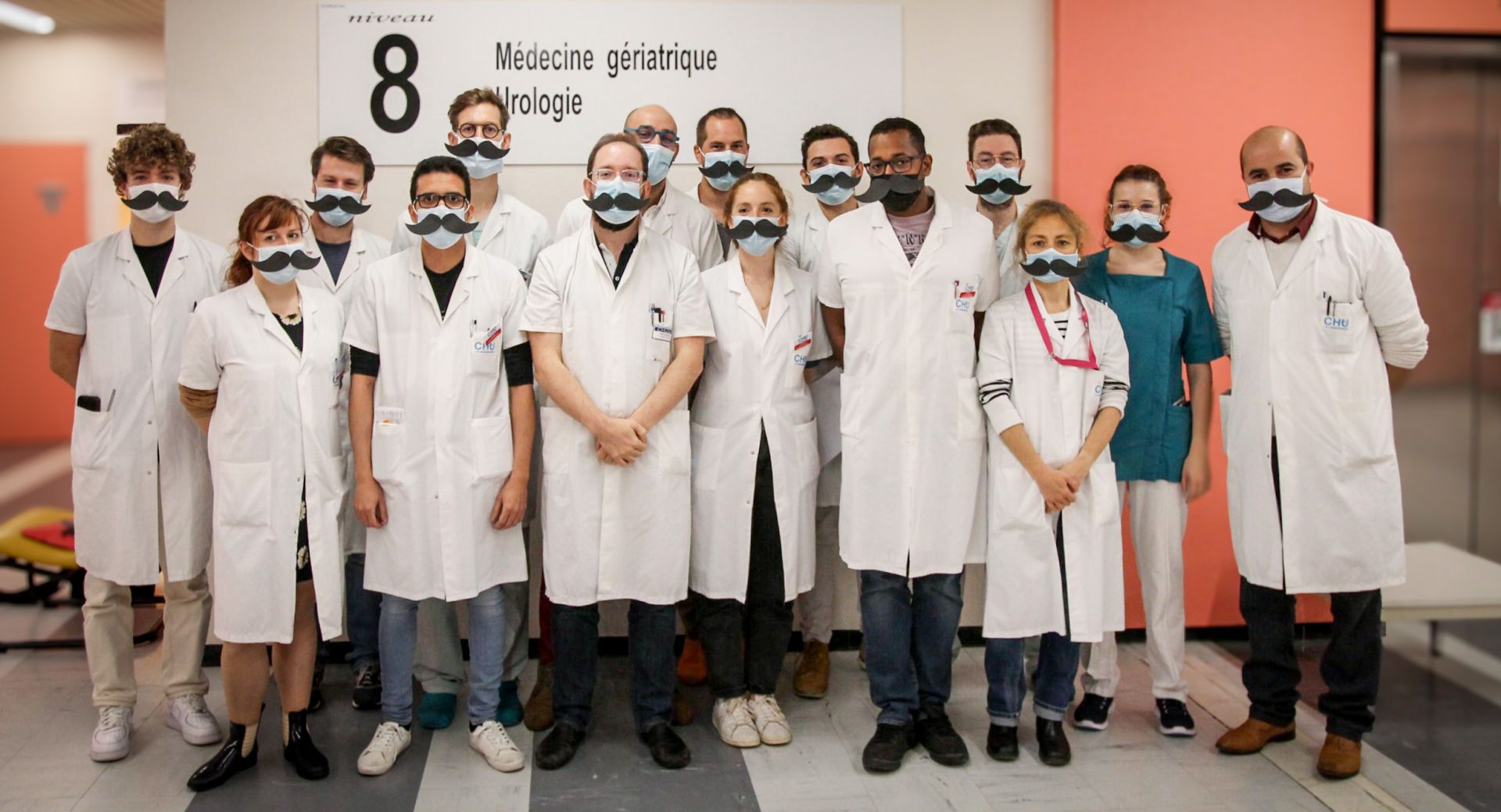 Team der Urologieabteilung des Universitätsklinikums Caen Normandie
