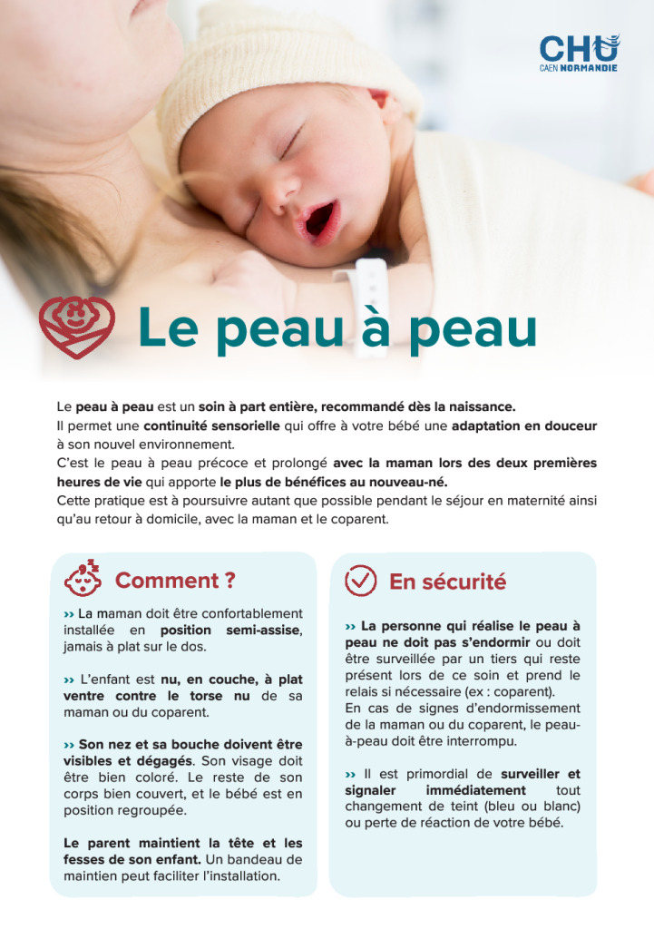 Peau-à-peau Peau-à-peau