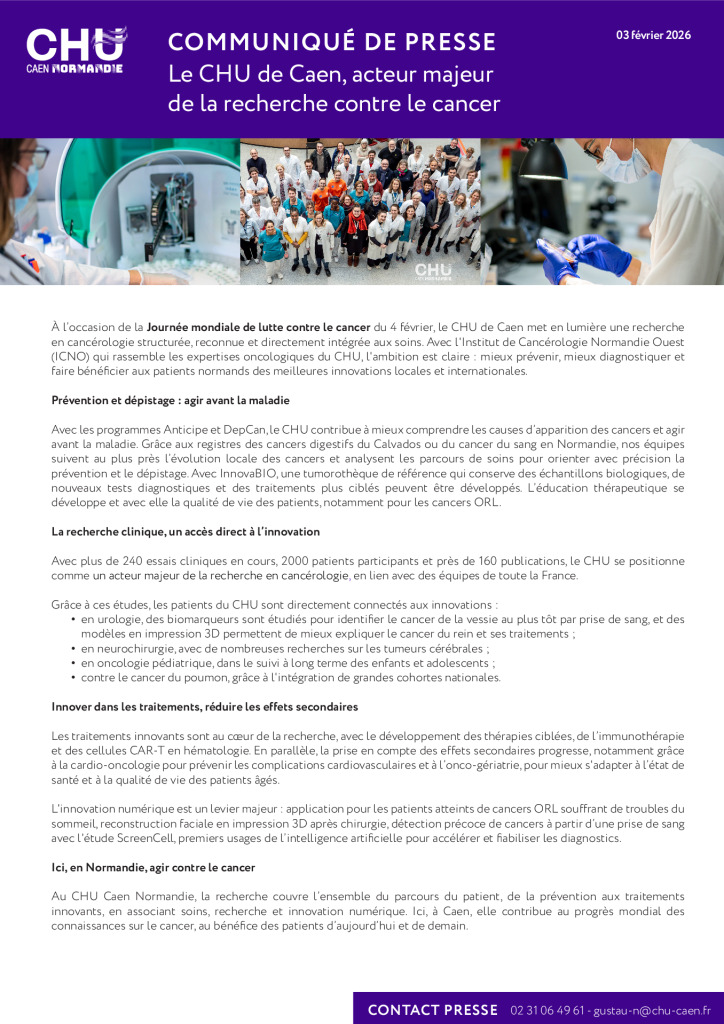 Acteur de la recherche contre le cancer